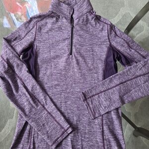 Purple Quarter-Zip Pullover